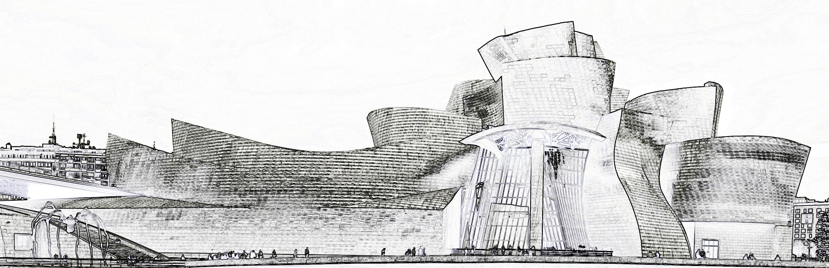 guggenheim museum sketch